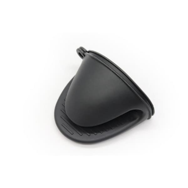 Silikone grydelapper 2-pak Sort