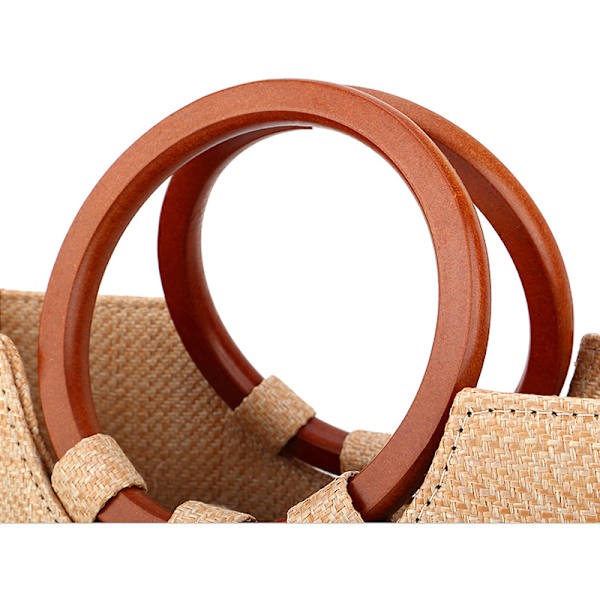 Beige shopperit, naisten pulloteline, hopeinen kierretty runko