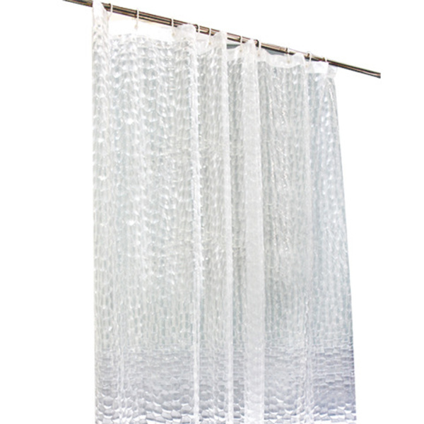 180 x 200 cm Anti-Mold Bruseforhæng, 3D Halvtransparent EVA