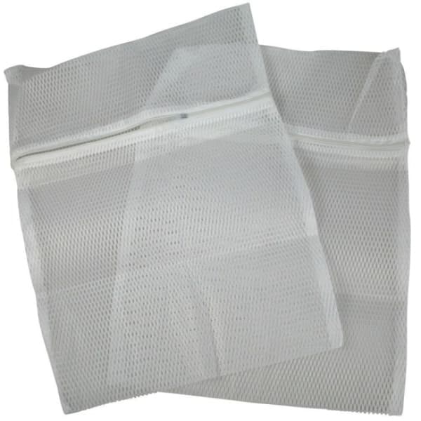 2 tvättpåsar för underkläder 40x30cm Vit