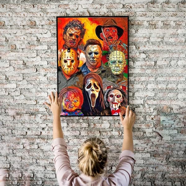 30*40cm 5D Diamantmalerisett Full Square Skull, DIY Diamantmaleri