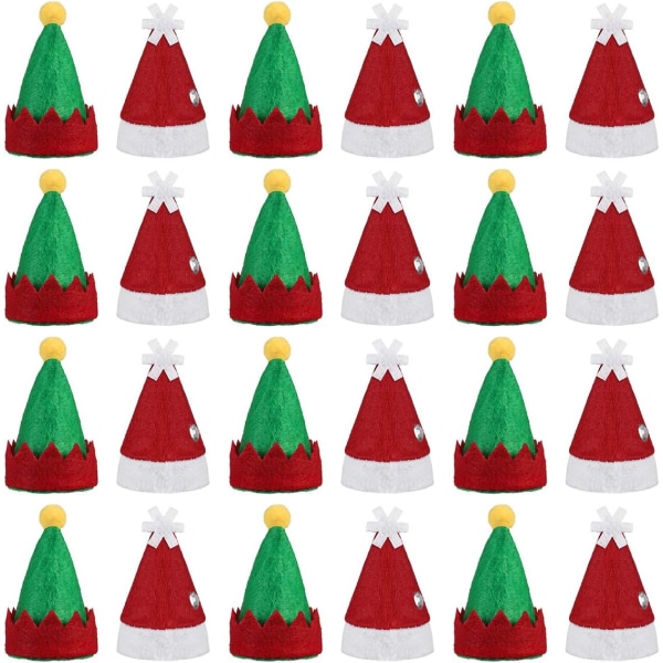 Mini Joulupukin Cap Lollipop Tonttuhattu Koriste Lollypop Santa H