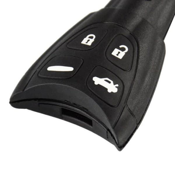 Sammenklappelig bilnøglecover til Buick/Opel/Chevrolet 2 knapper Sva Blac