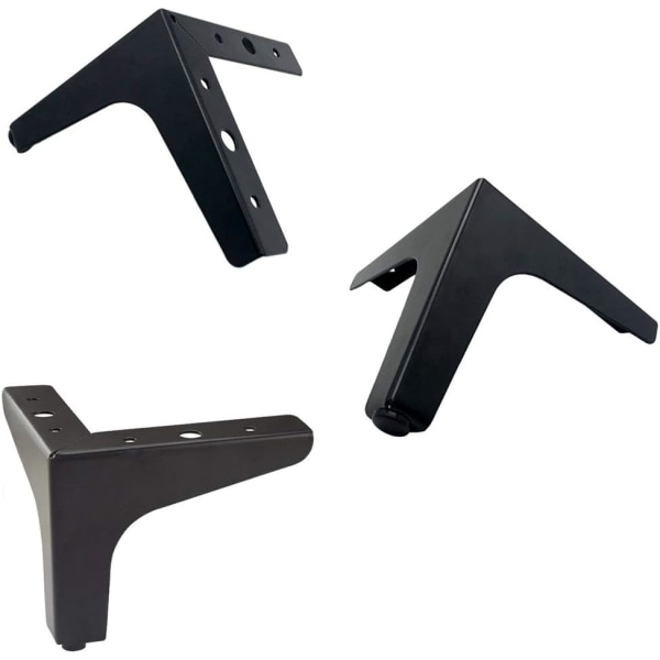 Möbelben 13cm Sofaben 4-pack Möbelben Metall Tria