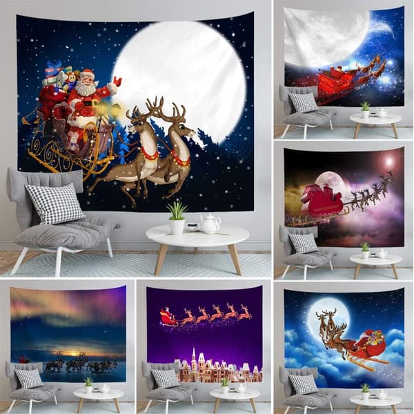 Julgobelängtillbehör Jultema Tryckt Polyester W