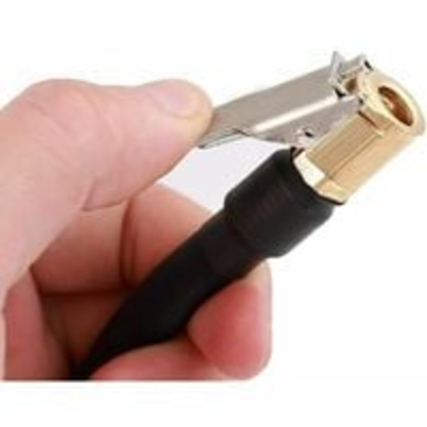 Bilventil-adapter, dekkpumpeslange med 2 messinginflatorer
