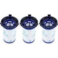 Sett med 3 erstatningsfilter for Rowenta Air Force 360 ​​/ X-Pert