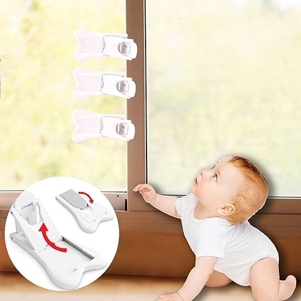 Skjutdörr - Starich fönster barnsäkerhetsspärr, babylim Ch
