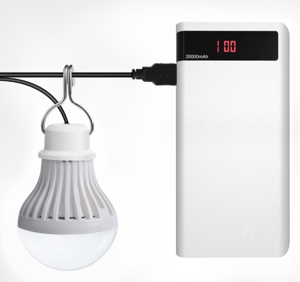 LED camping lys, USB bærbar camping lys med krog, vandtæt
