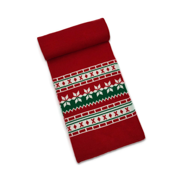 Jule skjerf unisex jule snøfnugg høst vinter varm