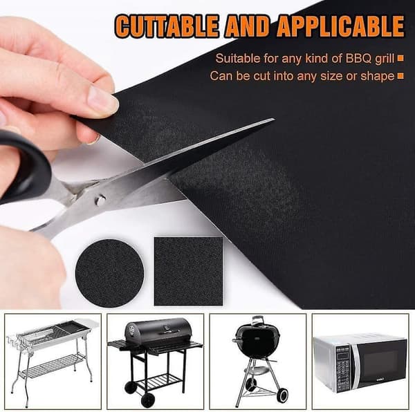 5 stk Grillmatte Non Stick Teflon Grillmatte Bbq Grillmatte