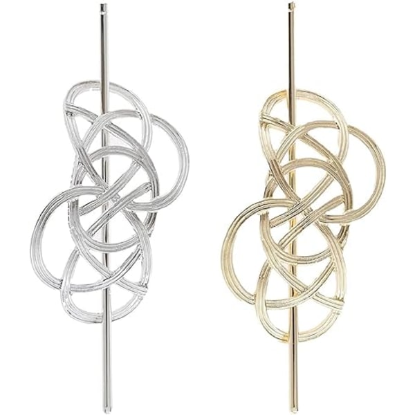 2 kappaletta, hiuspidikkeet hiuspidikkeet, 2 väriä