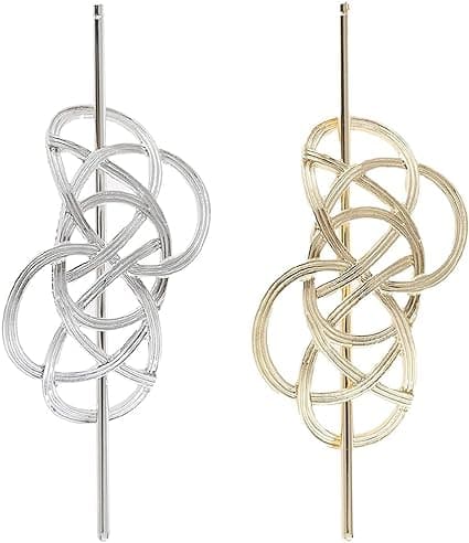 2 stk., hårklemmer hårklemmer, 2 farver