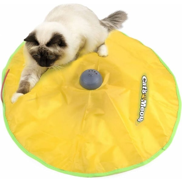 Automatic Cat Toy Interactive Kitten Toys Rotating Catch Moving M