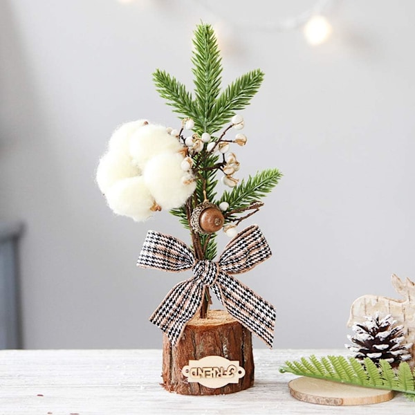 Mini julgran, 3 st bordsjulgran konstgjord julgran