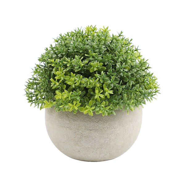 3 små kunstige planter i innendørs og utendørs kunstig blomst