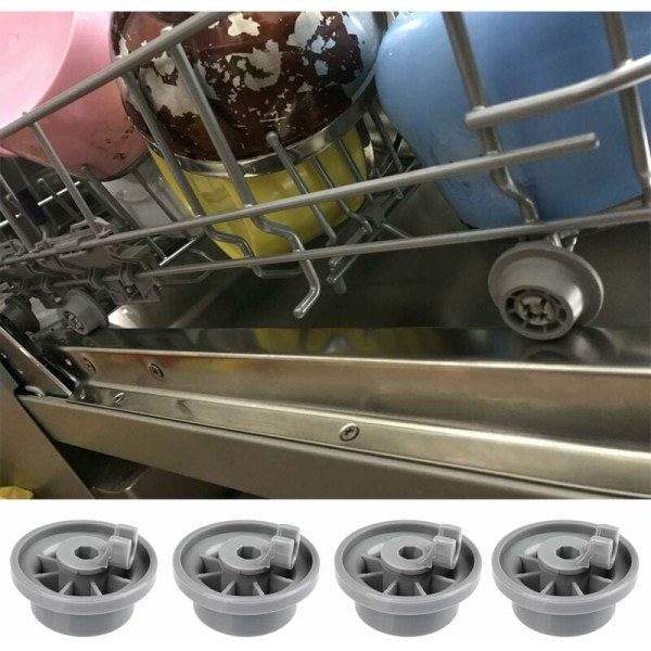 Sæt med 4 hjul til opvaskemaskine til underkurv, opvaskemaskinekurv C