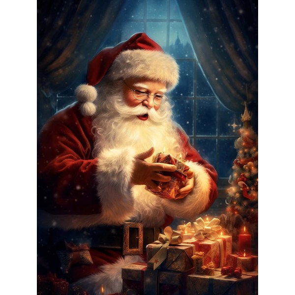 DIY Santa Claus Diamond Painting Accessories,Christmas 5D Diamond