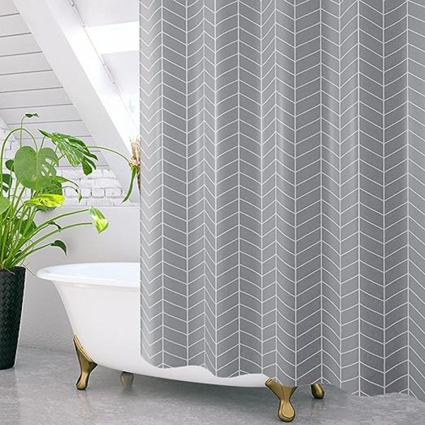 1 kpl suihkuverho 180x200CM vedenpitävä polyesterikangas kone
