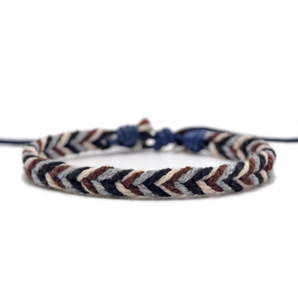 Surf armbånd for menn og kvinner, håndvevd flerfarget, vann