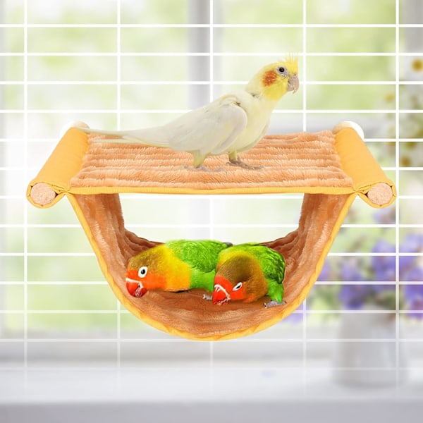 S Oppvarmet Fugl Hengekøye, Papegøye Hamster Rede, Fugl Hengekøye, Papegøye Bur