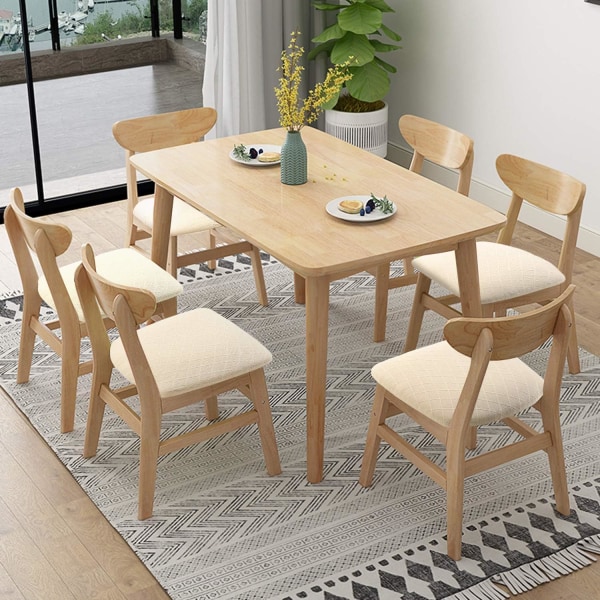 4 st universella avtagbara elastiska stretch-stolsöverdrag