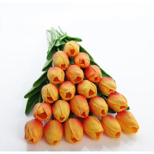 10 stk. ægte touch latex kunstige tulipaner blomster falske tulipaner flow