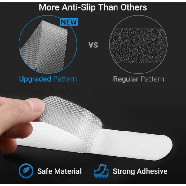 24 bitar Anti-Slip Stickers Duschdekaler Badsäkerhetsremsor T