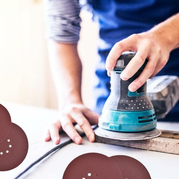 225mm Sanding Disc, 30 stc Cirkelformade Sanding Disc, 8 Håls Slip
