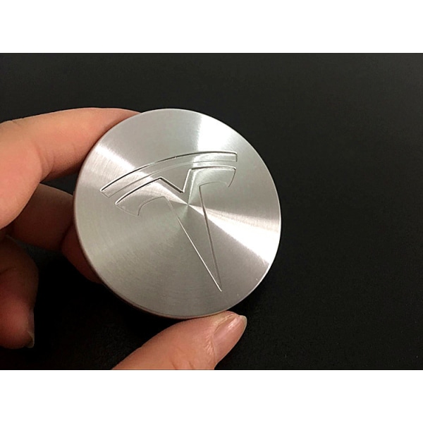 4 hjul Tesla hjul logotyp center 56mm navkapslar