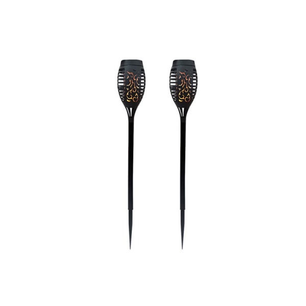 （2-pack 12 LED）, Vattentäta solfacklor med dansande lågor