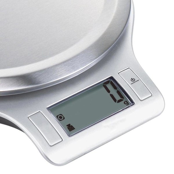Digital køkkenvægt sølv EK813 5kg/0,1g, fri for bisphenol A,