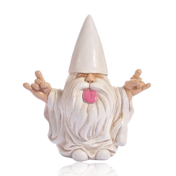 1 st \"George\" The Rocker Dwarf - Denna trädgårdstomte kommer att rocka din