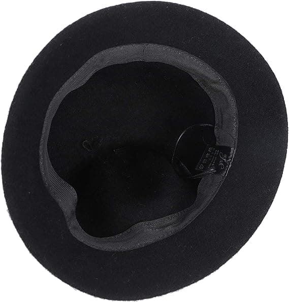 Dam ullfiltklocka hinkhatt vinter elegant bowlerhatt