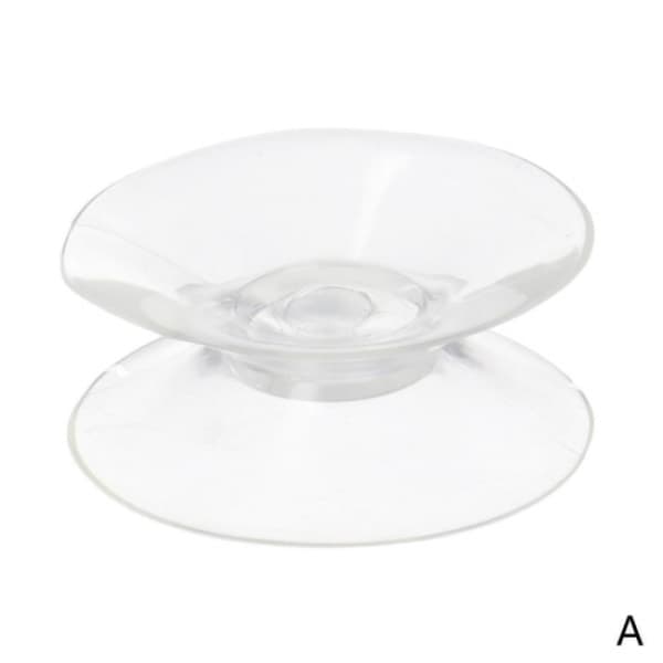 20 st dubbelsidiga sugkoppar transparent plastgummi Win Transpar