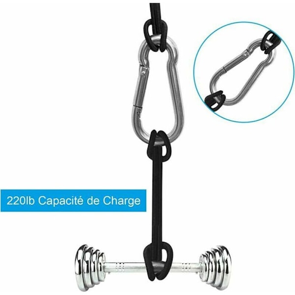 M6 Ruostumaton teräs Snap Hook, 20 kpl Raskaat Snap Hook - Tahra