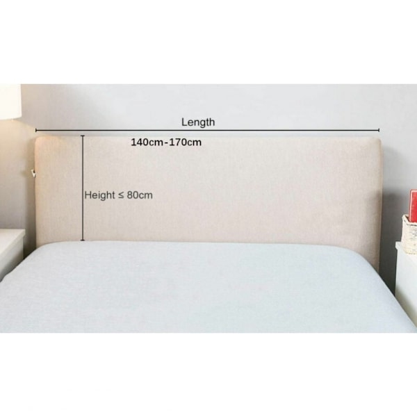 Elastiskt Huvudgavelöverdrag för Huvudgavel -150cm- för Huvudgavel 140-170cm