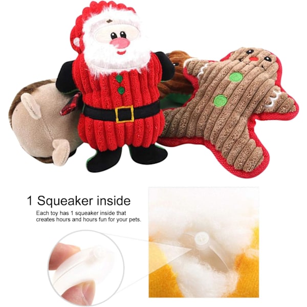 Joulu Nuken Koira Lelut Ääni Molar Poro Joulupukki Teet