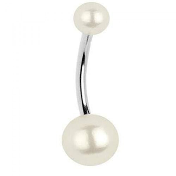 4PCS / sæt Navlepiercing sølv