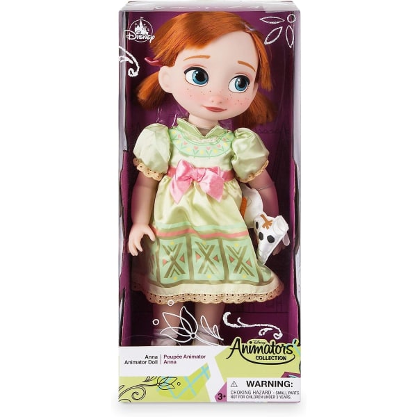 Anna dukke, Animator Collection, Frost, 39cm / 15\" med realistisk