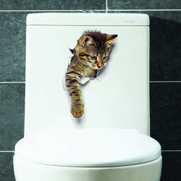 Vægklistermærker 3D Vægklistermærker Katte Vægklistermærker Kombination Toi