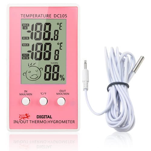 Digital hygrometer inomhus termometer, hög noggrannhet temperatur
