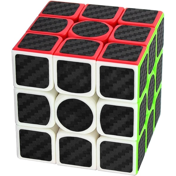 Puzzle Cube 3x3x3 New Super Fast Carbon Fiber Sticker Cube