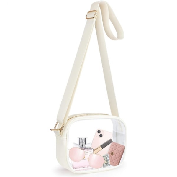 Transparent Crossbody Bag, Stadium Approved Clear Handbag for Con