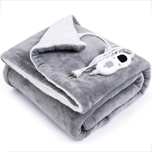 Sähköpeitto - Sähköinen flanellipeitto 130 x 160 cm, 6 lämpötila-asetusta