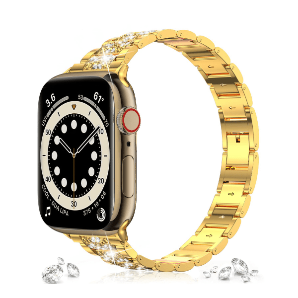 Guld Apple-bånd 38 mm 40 mm 41 mm serie 8 7 6 5 4 3 2 1 SE Dame