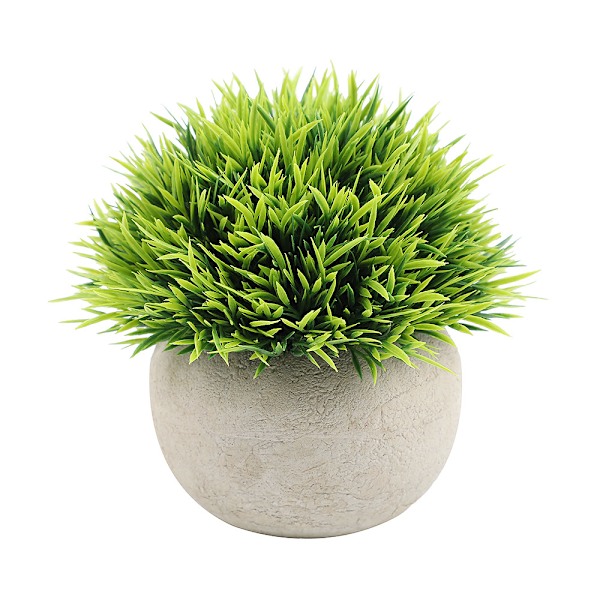 3 små kunstige planter i innendørs og utendørs kunstig blomst