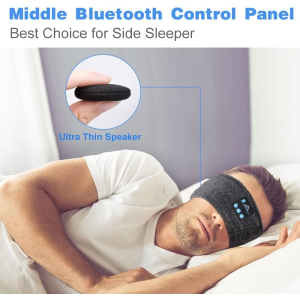 Blå, originalpresent för både män och kvinnor för sömnhörlurar -