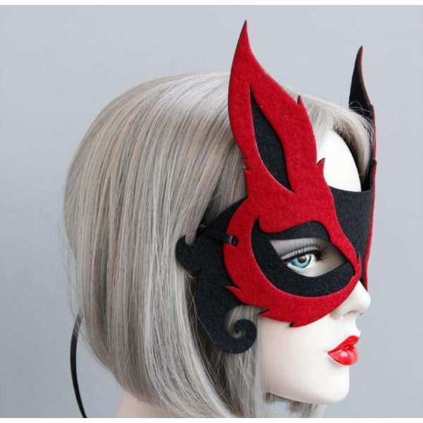 Maskerademasker til kvinder Karneval Dance Party Halvboldmasker H