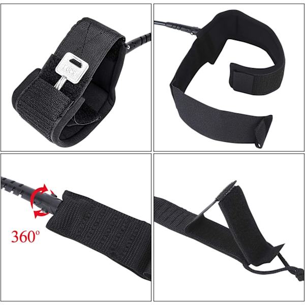 Surf Straps, Coiled Sup Straps - Design - Premium for Open Water
